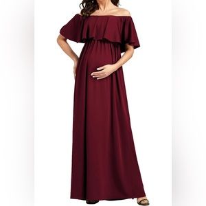 BRAND NEW! Women's Off Shoulder Maternity Casual Dress